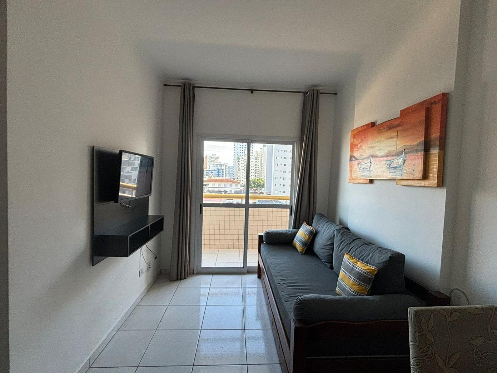 Apartamento Lindo Apto 300M Praia Da Ocian E Centro - Vista Mar- Varanda Sacada - Wi-Fi 300 Mbps - Vaga De Garagem - Acomoda Ate 6 Pessoas Praia Grande  Exterior foto