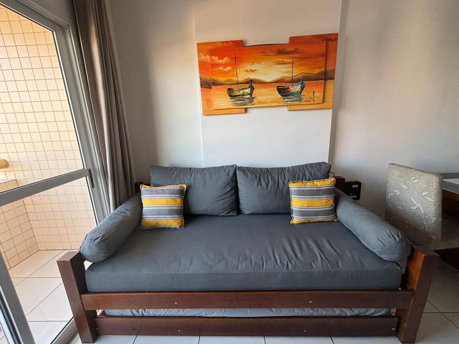 Apartamento Lindo Apto 300M Praia Da Ocian E Centro - Vista Mar- Varanda Sacada - Wi-Fi 300 Mbps - Vaga De Garagem - Acomoda Ate 6 Pessoas Praia Grande  Exterior foto