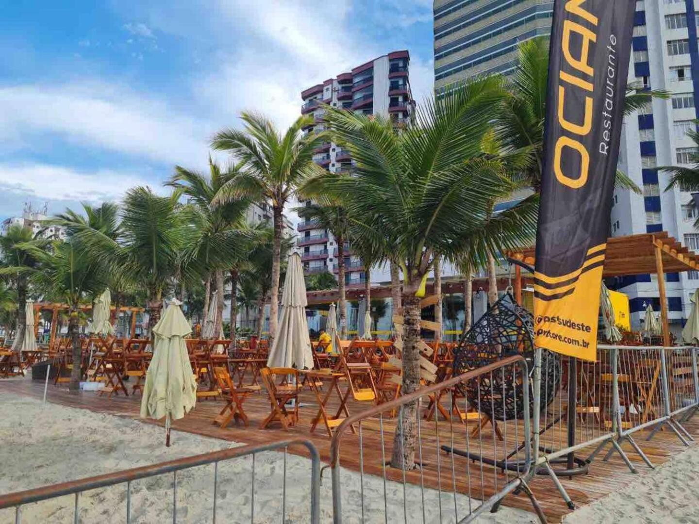 Apartamento Lindo Apto 300M Praia Da Ocian E Centro - Vista Mar- Varanda Sacada - Wi-Fi 300 Mbps - Vaga De Garagem - Acomoda Ate 6 Pessoas Praia Grande  Exterior foto