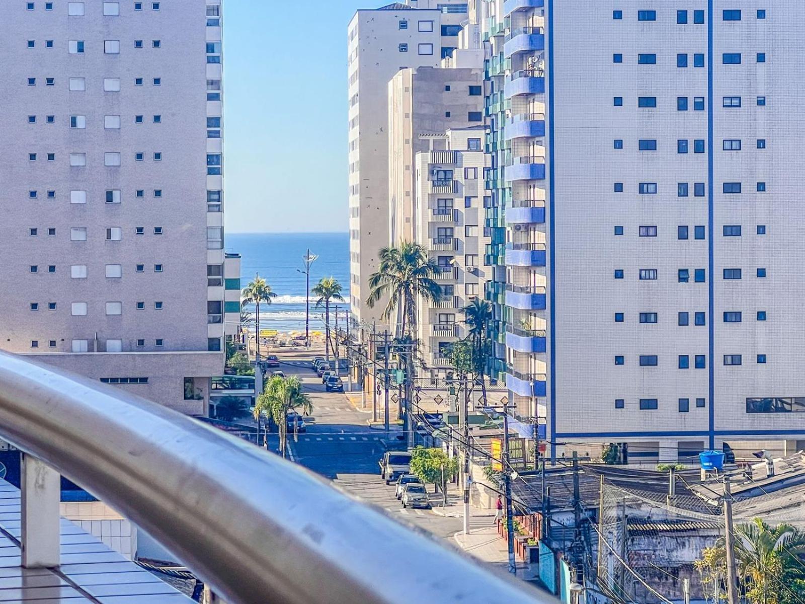 Apartamento Lindo Apto 300M Praia Da Ocian E Centro - Vista Mar- Varanda Sacada - Wi-Fi 300 Mbps - Vaga De Garagem - Acomoda Ate 6 Pessoas Praia Grande  Exterior foto